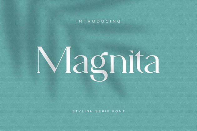 Magnita - Serif Small Letter Font